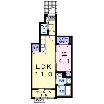 ベルフォーレ城山Ⅱ 103【管理NO：1-021021202-01030】 ★家具家電は申し込み後に搬入します★ ★2026年08月中旬入居可能★の物件画像