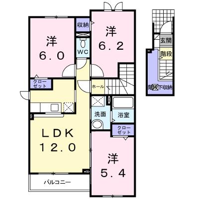 プラシード　カーサＴ・Ｒ　Ⅱ 203【管理NO：1-014994202-02030】 ★家具家電は申し込み後に搬入します★ ★2026年08月中旬入居可能★の物件画像