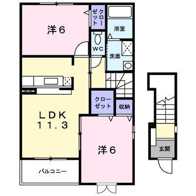 スプリングパーク 203【管理NO：1-015116101-02030】 ★家具家電は申し込み後に搬入します 2026年08月中旬入居可能の物件画像