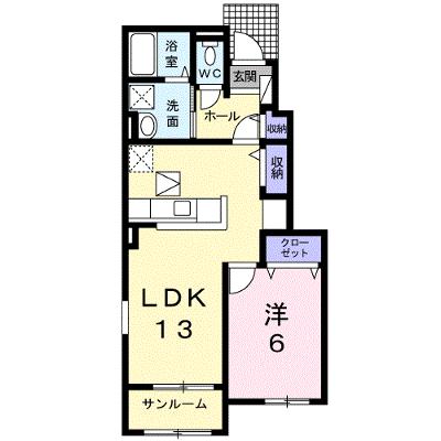 ランドマーク　０８２６　Ⅱ 103【管理NO：1-021991702-01030】 ★家具家電は申し込み後に搬入します 2026年08月下旬入居可能の物件画像