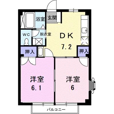 スカイビーンズ広田Ｂ 201【管理NO：1-004181901-02010】 ★家具家電は申し込み後に搬入します★の物件画像