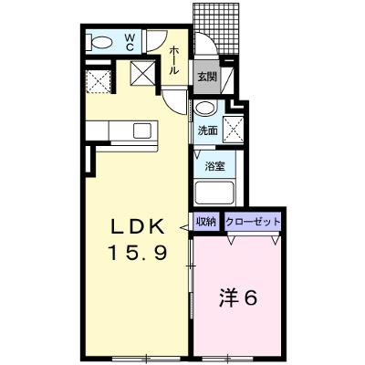 ラ・ルナ 102【管理NO：1-019935201-01020】 ★家具家電は申し込み後に搬入します★の物件画像
