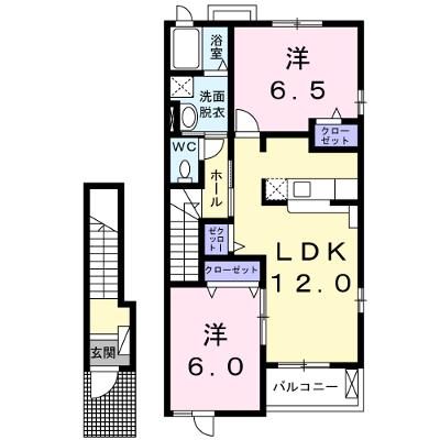 シャンテ　ブリ－ズ 202【管理NO：1-015891801-02020】 ★家具家電は申し込み後に搬入します★の物件画像