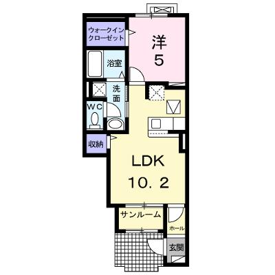 ルナヒナ　マヒナ 102【管理NO：1-026407201-01020】 ★家具家電は申し込み後に搬入します 2026年08月下旬入居可能の物件画像
