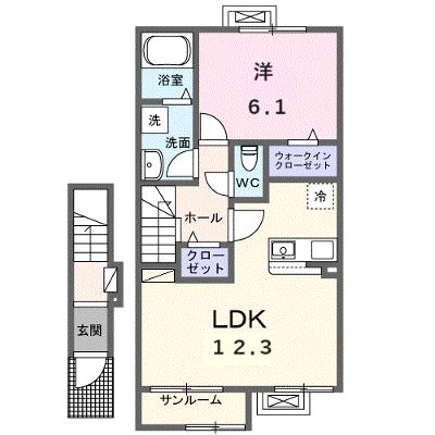 コージーハウス　ファミリアＮ 202【管理NO：1-027106901-02020】 ★家具家電は申し込み後に搬入します 2026年07月中旬入居可能の物件画像