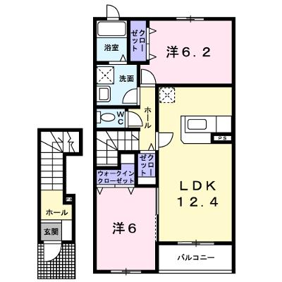 フランシーズコート　Ｂ 202【管理NO：1-014842501-02020】 ★家具家電は申し込み後に搬入します 2026年08月上旬入居可能の物件画像