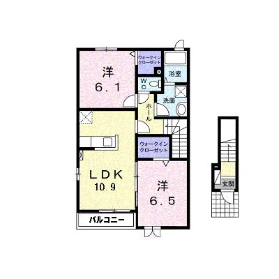 ヴィレッティーナ　Ａ 201【管理NO：1-020122401-02010】 ★家具家電は申し込み後に搬入します★ ★2026年08月下旬入居可能★の物件画像