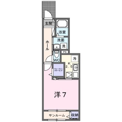 コルティーレⅡ 102【管理NO：1-027692301-01020】 ★家具家電は申し込み後に搬入します★ ★2026年08月下旬入居可能★の物件画像