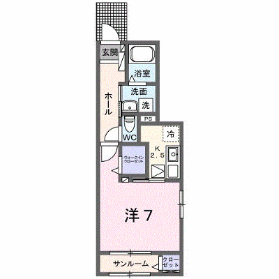 コルティーレⅡ 101【管理NO：1-027692301-01010】 ★家具家電は申し込み後に搬入します★の物件画像
