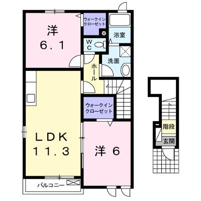 ラプレ 201【管理NO：1-017998101-02010】 ★家具家電は申し込み後に搬入します 2026年09月中旬入居可能の物件画像