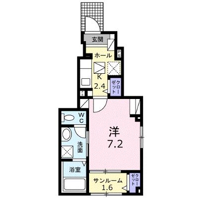 グリーンビレッジ 101【管理NO：1-027899101-01010】 ★家具家電は申し込み後に搬入します★ ★2026年12月上旬入居可能★の物件画像