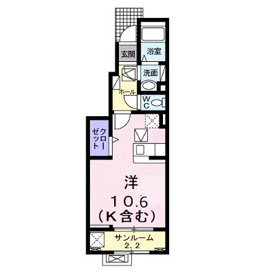菫（すみれ）２ｎｄ 102【管理NO：1-026903602-01020】 ★家具家電は申し込み後に搬入します 2026年08月下旬入居可能の物件画像