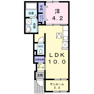 ベル・リリー 104【管理NO：1-021116601-01040】 ★家具家電は申し込み後に搬入します 2026年08月下旬入居可能の物件画像