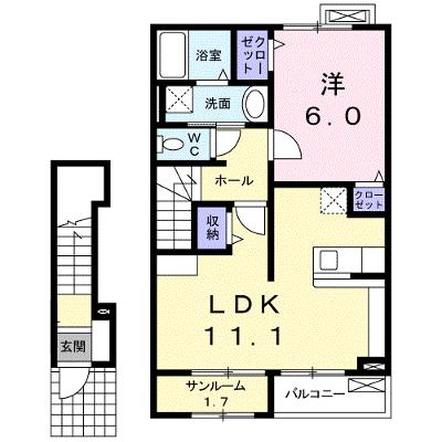 モラルズ 203【管理NO：1-019053301-02030】 ★家具家電は申し込み後に搬入します 2026年07月下旬入居可能の物件画像