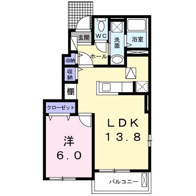 シェヴー 101【管理NO：1-021597601-01010】 ★家具家電は申し込み後に搬入します 2026年08月中旬入居可能の物件画像
