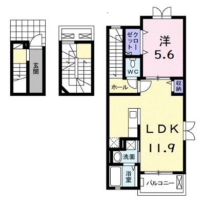 ＡＲＩＯＳＯ 301【管理NO：1-018787801-03010】 ★家具家電は申し込み後に搬入します 2026年07月下旬入居可能の物件画像