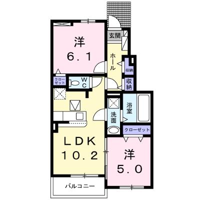 トレサージュ 102【管理NO：1-026603501-01020】 ★家具家電は申し込み後に搬入します 2026年08月下旬入居可能の物件画像