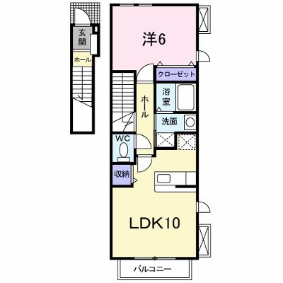 カーサ・プラシード 201【管理NO：1-014636801-02010】 ★家具家電は申し込み後に搬入します 2026年08月下旬入居可能の物件画像