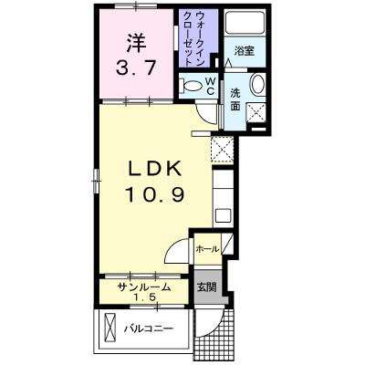 ヴァイオレットガーデン 101【管理NO：1-017612301-01010】 ★家具家電は申し込み後に搬入します 2026年09月中旬入居可能の物件画像