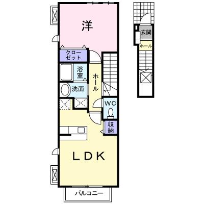 ベリー　リーフ 204【管理NO：1-015718601-02040】 ★家具家電は申し込み後に搬入します 2026年08月中旬入居可能の物件画像