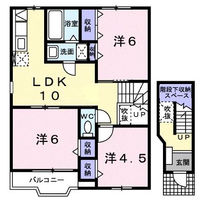 ＣＡＲＮＡ　Ⅰ 201【管理NO：1-011697001-02010】 ★家具家電は申し込み後に搬入します★ ★2026年08月下旬入居可能★の物件画像