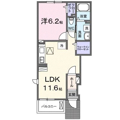 エクセランテルミエールⅠ 101【管理NO：1-027601201-01010】 ★家具家電は申し込み後に搬入します 2026年07月上旬入居可能の物件画像