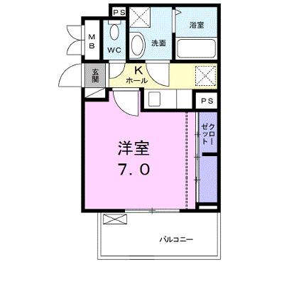 アベニール　Ｂ 302【管理NO：1-024271102-03020】 ★家具家電は申し込み後に搬入します★の物件画像