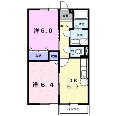 エクセル後田Ｄ 105【管理NO：1-007630502-01040】 ★家具家電は申し込み後に搬入します 2026年07月下旬入居可能の物件画像