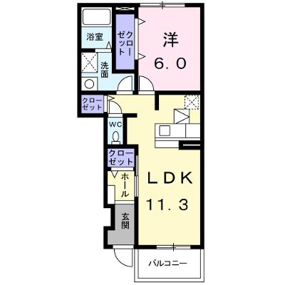 メリディオ　Ａ 102【管理NO：1-016366001-01020】 ★家具家電は申し込み後に搬入します 2026年08月下旬入居可能の物件画像