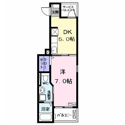 メゾンＦ 301【管理NO：1-021051601-03010】 ★家具家電は申し込み後に搬入します★ ★2026年08月中旬入居可能★の物件画像