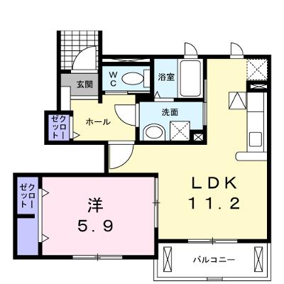 アンダンテ＝モンテ・ウノ 102【管理NO：1-020138901-01020】 ★家具家電は申し込み後に搬入します 2026年08月下旬入居可能の物件画像