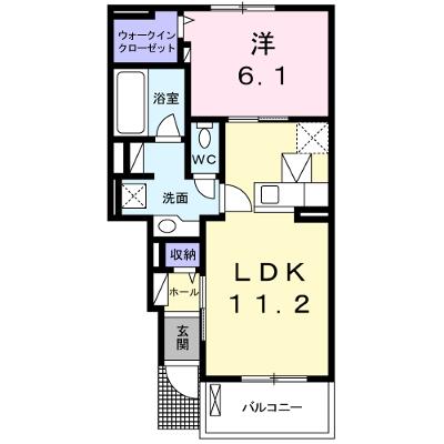 サイネリアⅡ 102【管理NO：1-020686102-01020】 ★家具家電は申し込み後に搬入します 2026年08月下旬入居可能の物件画像