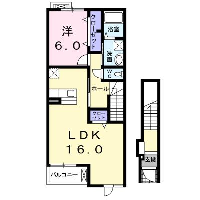Ｌ・Ｈｅａｒｔ（エル・ハート） 203【管理NO：1-017423801-02030】 ★家具家電は申し込み後に搬入します 2026年08月中旬入居可能の物件画像