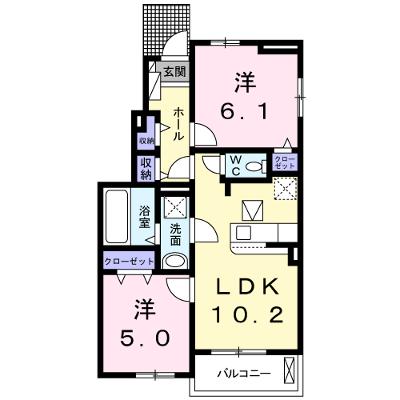 アンジュヴェールⅡ 101【管理NO：1-025303902-01010】 ★家具家電は申し込み後に搬入しますの物件画像