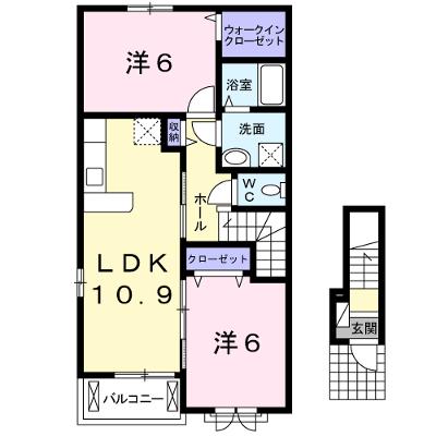 ティ・プルメリア 201【管理NO：1-022258601-02010】 ★家具家電は申し込み後に搬入しますの物件画像