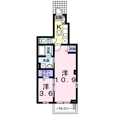 ディアコート口酒井　弐番館 101【管理NO：1-018461201-01010】 ★家具家電は申し込み後に搬入します★の物件画像