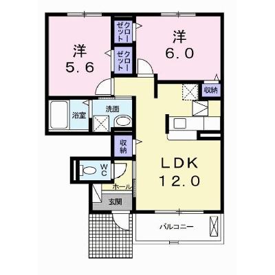 アンフィニ　レーヴⅡ 102【管理NO：1-018882902-01020】 ★家具家電は申し込み後に搬入します 2026年08月下旬入居可能の物件画像