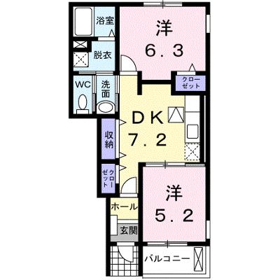 エリタージュＡ 104【管理NO：1-014994501-01040】 ★家具家電は申し込み後に搬入します 2026年08月下旬入居可能の物件画像