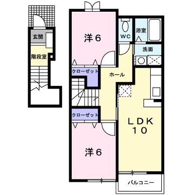 ピエ・デル・モンテⅡ 201【管理NO：1-013751801-02010】 ★家具家電は申し込み後に搬入します★の物件画像