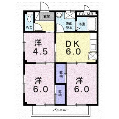三神パルネット 202【管理NO：1-001310201-02020】 ★家具家電は申し込み後に搬入します 2026年08月下旬入居可能の物件画像