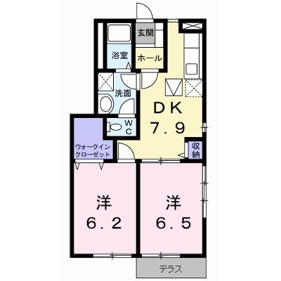 リバージュハイツ　Ⅱ 101【管理NO：1-012634301-01010】 ★家具家電は申し込み後に搬入します★の物件画像