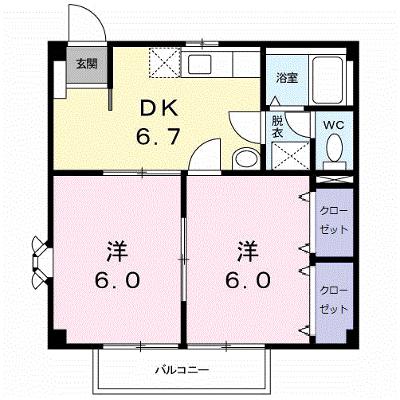 ニューシティＫ・Ｓ 203【管理NO：1-004263701-02030】 ★家具家電は申し込み後に搬入します 2026年08月下旬入居可能の物件画像