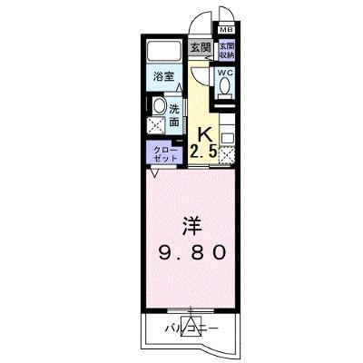 サンリット・フィオーレ 304【管理NO：1-014566401-03040】 ★家具家電は申し込み後に搬入します★の物件画像