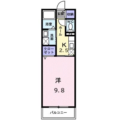 アフェリア・Ｅ 302【管理NO：1-013688001-03020】 ★家具家電は申し込み後に搬入します 2026年09月中旬入居可能の物件画像