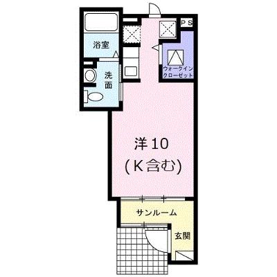 ヒルサイドＫ 103【管理NO：1-021938801-01030】 ★家具家電は申し込み後に搬入します 2026年08月下旬入居可能の物件画像
