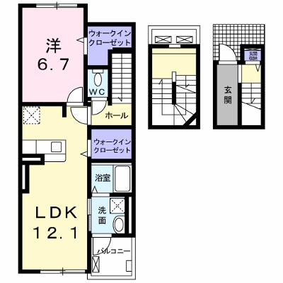 ポルトシャルム 303【管理NO：1-025355901-03030】 ★家具家電は申し込み後に搬入します★の物件画像