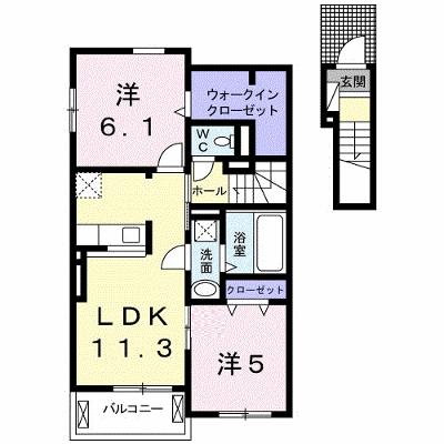 ロータス川宮３ 205【管理NO：1-026809903-02040】 ★家具家電は申し込み後に搬入します 2026年08月下旬入居可能の物件画像