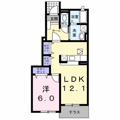 フォレステージⅡ 103【管理NO：1-013744801-01030】 ★家具家電は申し込み後に搬入します★の物件画像