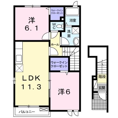 ベルビューコート花園　Ｂ 201【管理NO：1-016433102-02010】 ★家具家電は申し込み後に搬入します 2026年09月中旬入居可能の物件画像