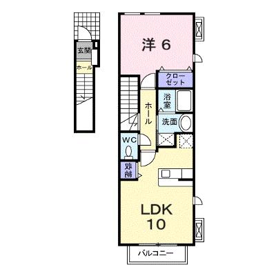 アンソレイユ　Ｂ 201【管理NO：1-017461901-02010】 ★家具家電は申し込み後に搬入します 2026年08月下旬入居可能の物件画像